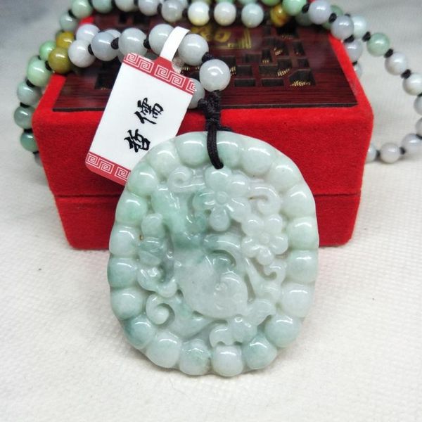 zheru jewelry pure natural jadeite light green flower love bird pendant three-color jadeite jade necklace send a-level certifica, Silver
zheru jewelry pure natural jadeite light green flower love bird pendant three-color jadeite jade necklace send a-level certifica, Silver