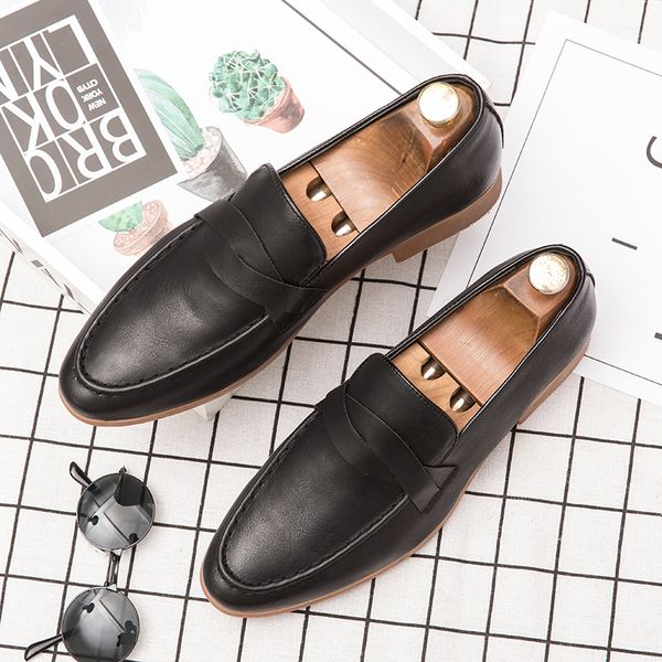 spring and autumn outdoor light soft leather men's shoes lok fu shoes set foot comfortable moccasin flat casual, Black
spring and autumn outdoor light soft leather men's shoes lok fu shoes set foot comfortable moccasin flat casual, Black
