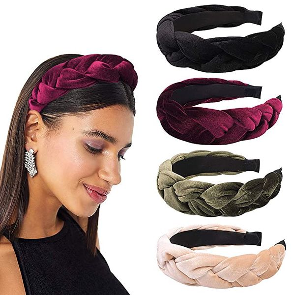 muticolor padded headbands braided velvet headband puffy sponge thick headbands vintage wide headband for women hair jewelry hairbands, Silver
muticolor padded headbands braided velvet headband puffy sponge thick headbands vintage wide headband for women hair jewelry hairbands, Silver