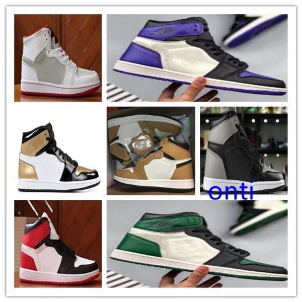 1s high og rookie of the year pine green court purple 1 shadow basketball shoes bred toe game royal sports sneakers ment, Black
1s high og rookie of the year pine green court purple 1 shadow basketball shoes bred toe game royal sports sneakers ment, Black