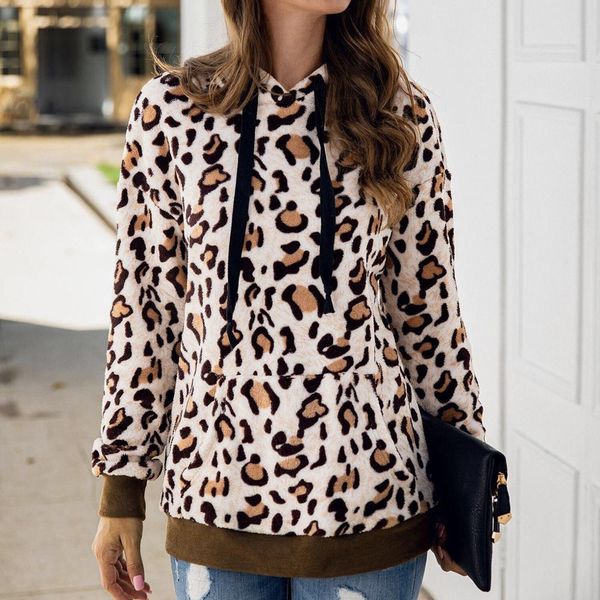 women tracksuit leopard print hooded sweatshirt leisure lounge wear winter warm thick female fashion new 2019 pullover, Black
women tracksuit leopard print hooded sweatshirt leisure lounge wear winter warm thick female fashion new 2019 pullover, Black