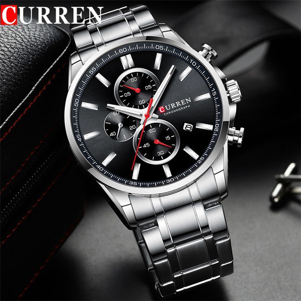 curren man sport wristwatch waterproof chronograph men watch fashion stainless steel male clock 8368, Slivery;brown
curren man sport wristwatch waterproof chronograph men watch fashion stainless steel male clock 8368, Slivery;brown
