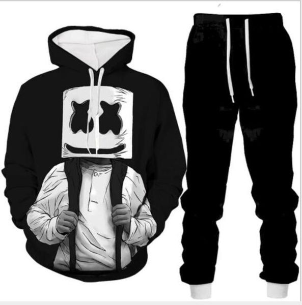 новый осенне-зимний мужской костюм marshmello 3d digital printing свободный свитер с капюшоном из двух частей set factory direct salesh31v, Gray
новый осенне-зимний мужской костюм marshmello 3d digital printing свободный свитер с капюшоном из двух частей set factory direct salesh31v, Gray