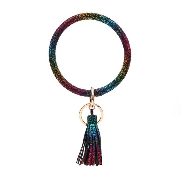 key chain 2019 new fashion pu leather wristlet tassel o circle keychain for women girls key ring wholesale llaveros para mujer, Silver
key chain 2019 new fashion pu leather wristlet tassel o circle keychain for women girls key ring wholesale llaveros para mujer, Silver