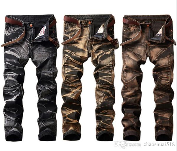 spring and summer original popular logo men's personality dark straight tube jeans men's men's slim trousers retro style, Blue
spring and summer original popular logo men's personality dark straight tube jeans men's men's slim trousers retro style, Blue