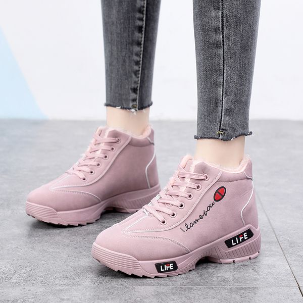 flat shoes women winter warm fur plush snow shoes fashion platform cotton non-slip walking outdoor casual sneakers, Black
flat shoes women winter warm fur plush snow shoes fashion platform cotton non-slip walking outdoor casual sneakers, Black