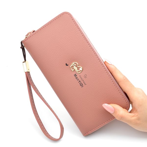 european and american new women's long wallet zipper large capacity clutch mobile phone bag ing, Red;black
european and american new women's long wallet zipper large capacity clutch mobile phone bag ing, Red;black