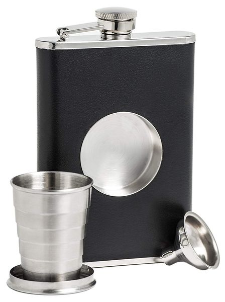 sflask - stainless steel 8 oz hip flask, built-in collapsible 2 oz. sglass & flask funnel for discrete sdrinking liquor
sflask - stainless steel 8 oz hip flask, built-in collapsible 2 oz. sglass & flask funnel for discrete sdrinking liquor