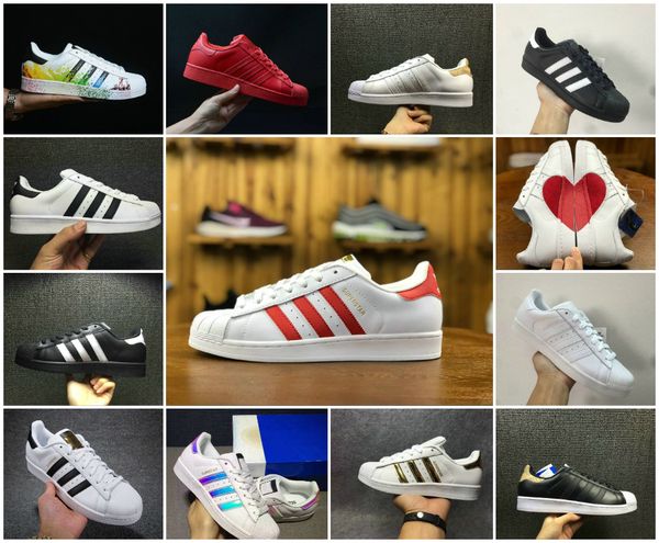 2019 Оригинал Superstar White Hologram Радужный Junior Superstars 80-е Гордость кроссовки Super Star Женщины
2019 Оригинал Superstar White Hologram Радужный Junior Superstars 80-е Гордость кроссовки Super Star Женщины