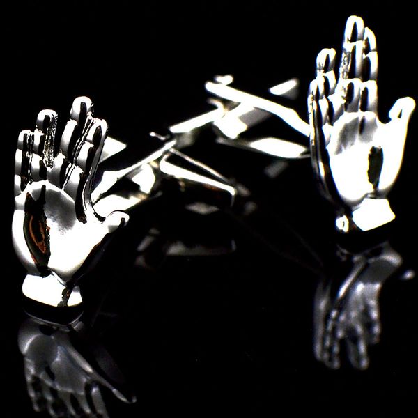 jhsl brand fashion men's jewelry silver color copper funny men plam shirt cufflinks party gift cuff link, Silver;golden
jhsl brand fashion men's jewelry silver color copper funny men plam shirt cufflinks party gift cuff link, Silver;golden
