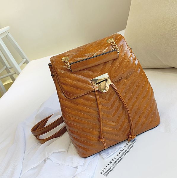 designer women backpack fashion students schoolbag large capacity lady chain drawstring backpack designer thread twill backpack//9
designer women backpack fashion students schoolbag large capacity lady chain drawstring backpack designer thread twill backpack//9