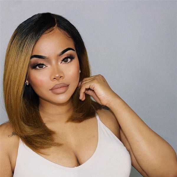 honey blonde lace front wig 13x6 inch lace size brazilian straight remy human hair wigs side part, Black
honey blonde lace front wig 13x6 inch lace size brazilian straight remy human hair wigs side part, Black