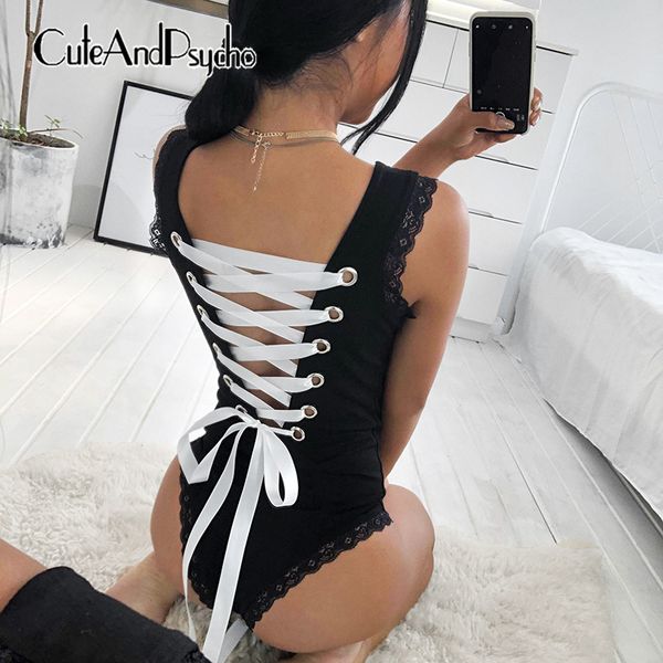 2019 lace patchwork bodycon bodysuits bandage hollow out backless women rompers open crotch jumpsuits summer cuteandpsycho, Black;white
2019 lace patchwork bodycon bodysuits bandage hollow out backless women rompers open crotch jumpsuits summer cuteandpsycho, Black;white