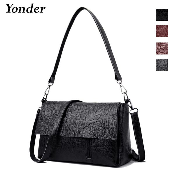 yonder embossed floral women's messenger bag ladies genuine leather shoulder crossbody bags for women black handbags female
yonder embossed floral women's messenger bag ladies genuine leather shoulder crossbody bags for women black handbags female