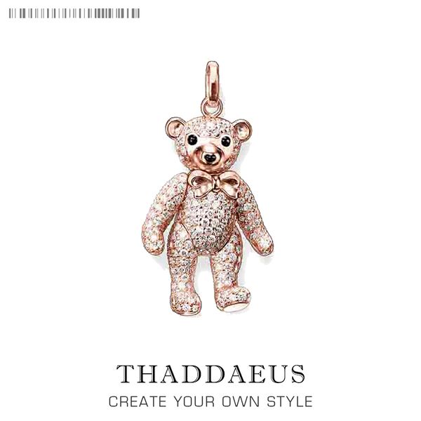 pendant rose gold teddy bear, fashion 925 sterling silver jewelry thomas bijoux fashion accessories gift for ts woman girls
pendant rose gold teddy bear, fashion 925 sterling silver jewelry thomas bijoux fashion accessories gift for ts woman girls
