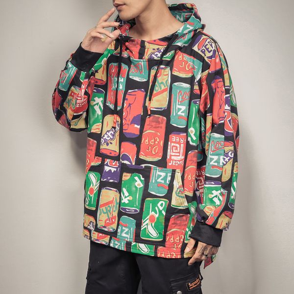 men's sweatshirt 2019 autumn and winter new print warm wild sweatshirt loose bottoming shirt youth trend fashion men's clothing, Black
men's sweatshirt 2019 autumn and winter new print warm wild sweatshirt loose bottoming shirt youth trend fashion men's clothing, Black