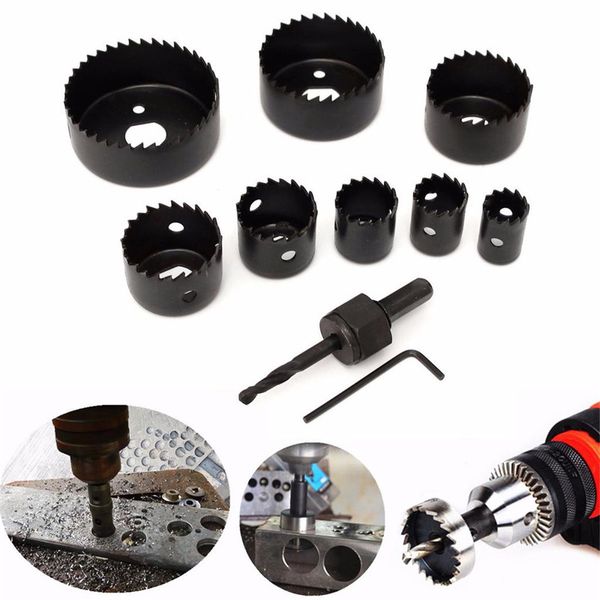 8pcs set metal hole saw cutting drill bit kit cutter with box hex wrench for cut wood alloy iron woodworking tools
8pcs set metal hole saw cutting drill bit kit cutter with box hex wrench for cut wood alloy iron woodworking tools