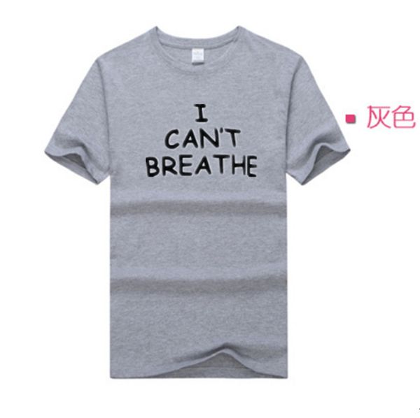 i cancan't breathe i can't breathe round collar short sleeve t-shirt men's and women's sports training shirt protest jac, Gray;blue
i cancan't breathe i can't breathe round collar short sleeve t-shirt men's and women's sports training shirt protest jac, Gray;blue