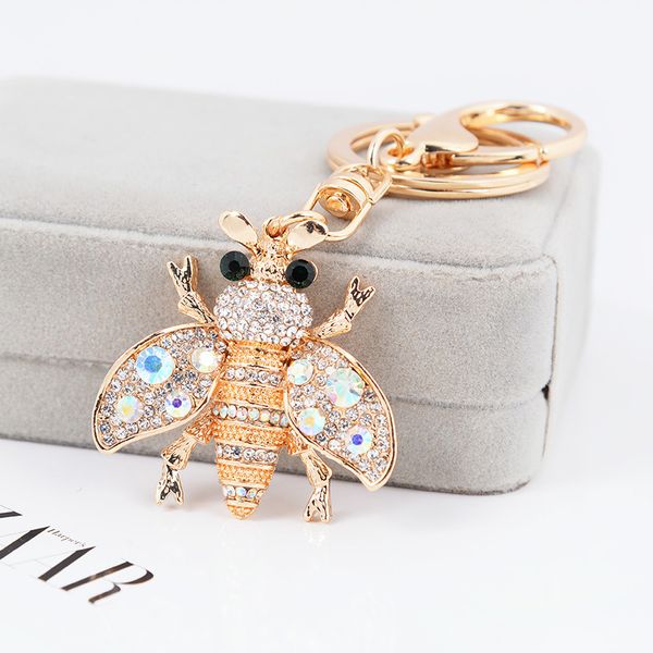 pendant insect-butterfly keychain cute bumble-queen-bee key chain rhinestone-jewelry enamel-honeybee car key ring woman bag gift, Silver
pendant insect-butterfly keychain cute bumble-queen-bee key chain rhinestone-jewelry enamel-honeybee car key ring woman bag gift, Silver