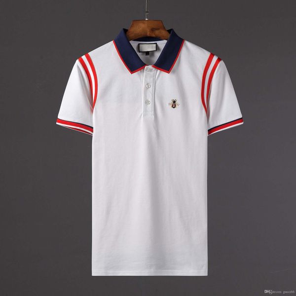 brand new fashion classic polo shirts men polo t shirts luxury designer embroidery snake bee short sleeved casual polo, White;black
brand new fashion classic polo shirts men polo t shirts luxury designer embroidery snake bee short sleeved casual polo, White;black