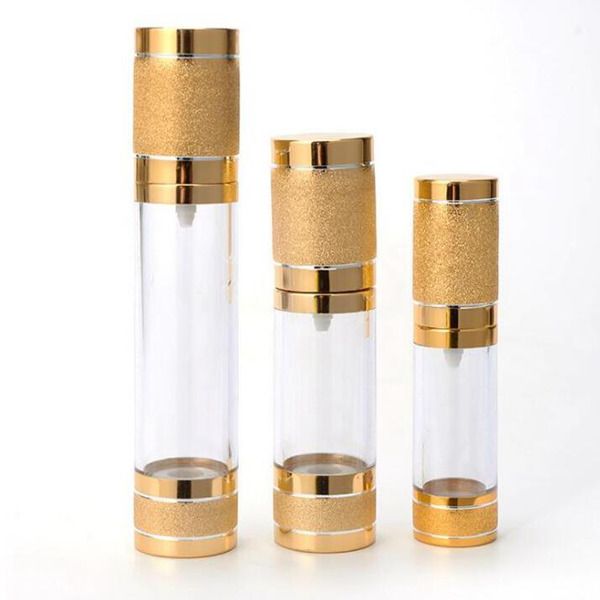 15 30ml gold cosmetic airless pump bottle portable refillable pump dispenser bottle for lotion airless cosmetic container
15 30ml gold cosmetic airless pump bottle portable refillable pump dispenser bottle for lotion airless cosmetic container
