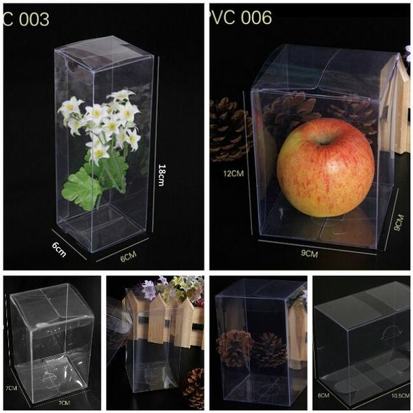 50pcs cuboid plastic clear pvc boxes transparent waterproof gift box pvc carry cases packaging box for jewelry/candy/toys/cake, Black;white
50pcs cuboid plastic clear pvc boxes transparent waterproof gift box pvc carry cases packaging box for jewelry/candy/toys/cake, Black;white
