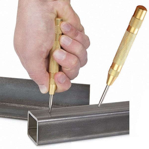 6mm automatic center pin punch spring loaded marking starting holes tool wood press dent marker woodwork tool drill bit
6mm automatic center pin punch spring loaded marking starting holes tool wood press dent marker woodwork tool drill bit