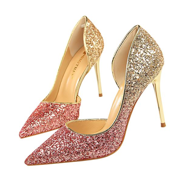 2020 woman 9cm glitter high heels sequins scarpins pumps female silver gold escarpins lady party wedding scarpins talons shoes, Black
2020 woman 9cm glitter high heels sequins scarpins pumps female silver gold escarpins lady party wedding scarpins talons shoes, Black