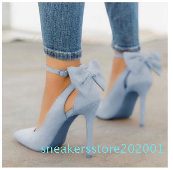 new women high heels bow pumps stiletto pointed toe fashion party pumps ladies wedding shoes s001, Black
new women high heels bow pumps stiletto pointed toe fashion party pumps ladies wedding shoes s001, Black