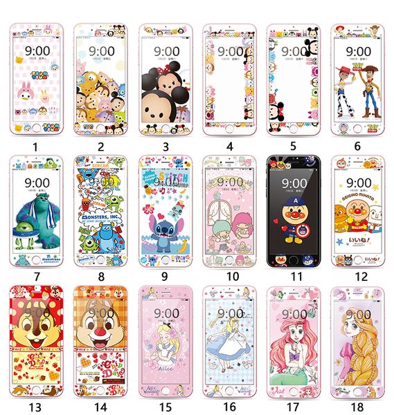 for iphone 7 8 6 6s plus 7plus phone protection screen brand popular cute cartoon 3d soft edge explosion-proof tempered glass mobile p
for iphone 7 8 6 6s plus 7plus phone protection screen brand popular cute cartoon 3d soft edge explosion-proof tempered glass mobile p