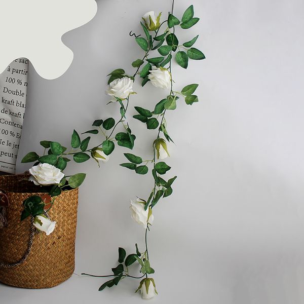 2pcs 2m artificial rose flower ivy vine wedding decor real touch silk flowers string with leaves for home hanging garland decor
2pcs 2m artificial rose flower ivy vine wedding decor real touch silk flowers string with leaves for home hanging garland decor