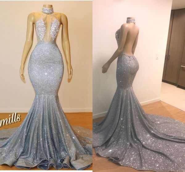 bling bling silver mermaid prom dresses long deep v neck high neck sequined formal dresses evening wear vestidos de fiesta, Black
bling bling silver mermaid prom dresses long deep v neck high neck sequined formal dresses evening wear vestidos de fiesta, Black