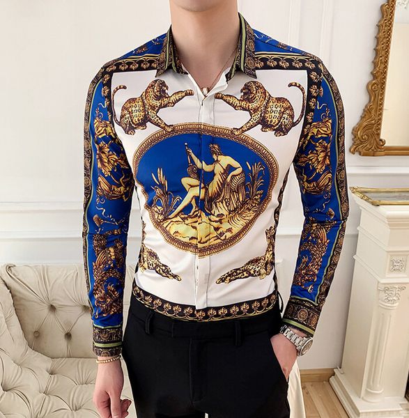 2019 new fashion casual shirt men long sleeve slim fit men's casual button-down shirt formal dress shirts men clothes camisa, White;black
2019 new fashion casual shirt men long sleeve slim fit men's casual button-down shirt formal dress shirts men clothes camisa, White;black