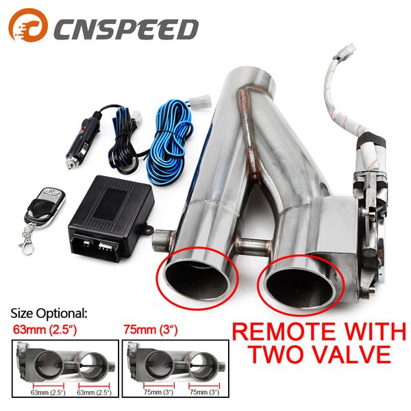 universal patented 2.5''/3" double valve electric exhaust cut out valve exhaust pipe muffler kit with wireless remote control
universal patented 2.5''/3" double valve electric exhaust cut out valve exhaust pipe muffler kit with wireless remote control