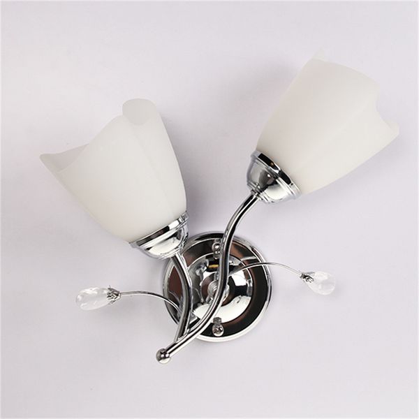 single/double head wall sconce chrome steel glass shape wall light corridor living room lighting lamp decorative light
single/double head wall sconce chrome steel glass shape wall light corridor living room lighting lamp decorative light