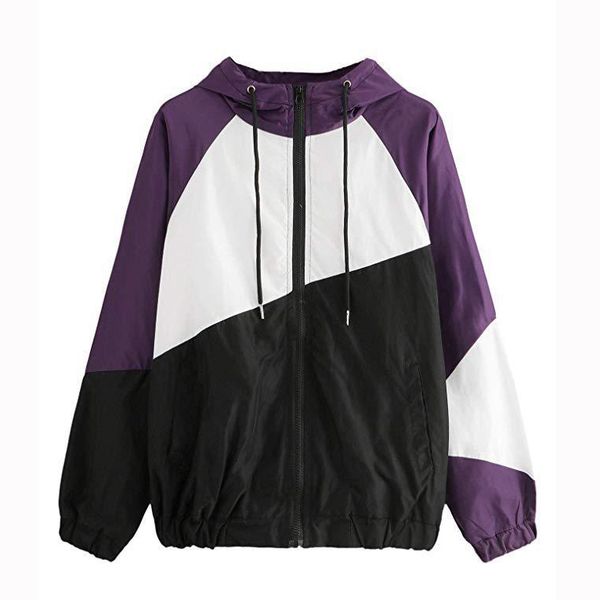 patchwork women jackets sports coat thin zipper spring summer outerwear casual womens hoodies for lady s-xl, Black;brown
patchwork women jackets sports coat thin zipper spring summer outerwear casual womens hoodies for lady s-xl, Black;brown