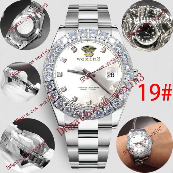 6 luxury mens diamond watch, brown,silver series 3d diamond frame.equipped with stable 2813 automatic watches and 43mm datejust watches, Slivery;brown
6 luxury mens diamond watch, brown,silver series 3d diamond frame.equipped with stable 2813 automatic watches and 43mm datejust watches, Slivery;brown
