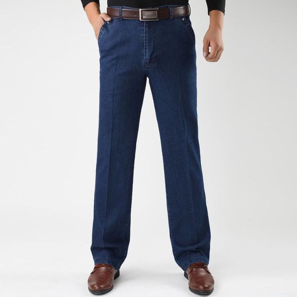 jeans man middle-aged denim jeans casual middle waist loose long pants male solid straight for men classical size 40 42, Blue
jeans man middle-aged denim jeans casual middle waist loose long pants male solid straight for men classical size 40 42, Blue
