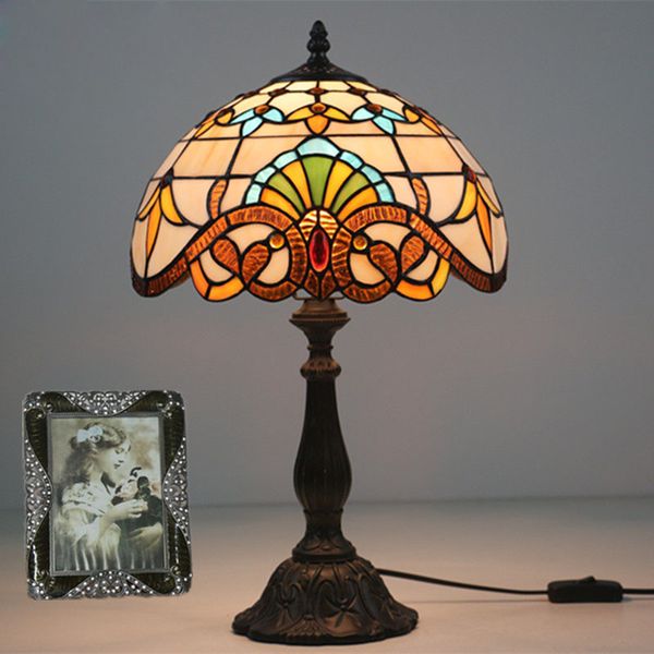 12 inch baroque table lamps glass art table lamp stained glass table lights living room restaurant bar decor light fixtures e26 ac110-240v
12 inch baroque table lamps glass art table lamp stained glass table lights living room restaurant bar decor light fixtures e26 ac110-240v