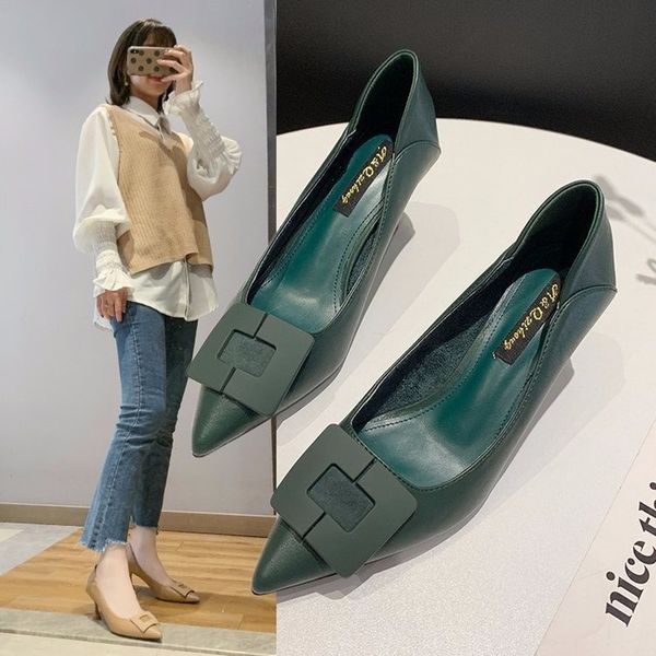 2020 new spring high heels women shoes woman pumps elegant party pumps slip on shallow fashion square buckle ladies shoes, Black
2020 new spring high heels women shoes woman pumps elegant party pumps slip on shallow fashion square buckle ladies shoes, Black