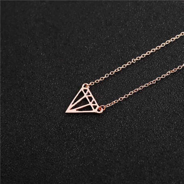 cut open flat line subulate triangles diamond necklace minimalist simple geometric polygon hexagon layering rhombus cone necklaces, Silver
cut open flat line subulate triangles diamond necklace minimalist simple geometric polygon hexagon layering rhombus cone necklaces, Silver