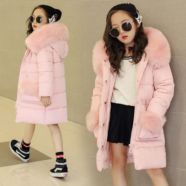 25degree new children winter jacket girl winter coat kids warm thick fur collar hooded long down coats for teenage 6 8 10 12 14, Blue;gray
25degree new children winter jacket girl winter coat kids warm thick fur collar hooded long down coats for teenage 6 8 10 12 14, Blue;gray