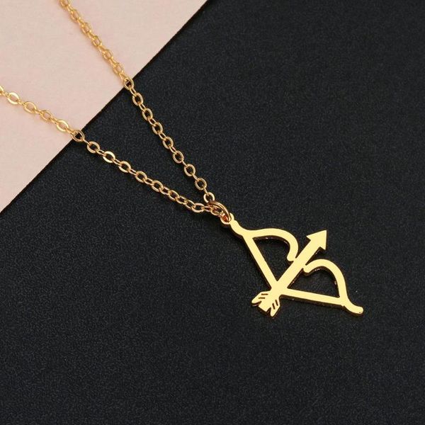 women necklace classic cupid bow and arrow archer pendant necklace archery charm stainless steel jewelry, Silver
women necklace classic cupid bow and arrow archer pendant necklace archery charm stainless steel jewelry, Silver