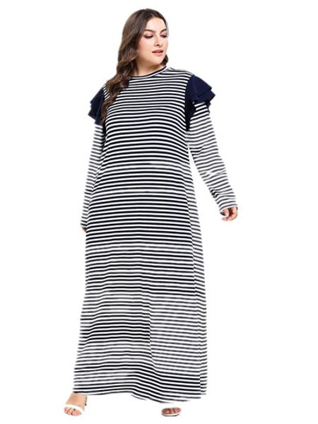 jilbab muslim dress evening large size women's printing stripes lotus leaves decorated with long-sleeved moroccan kaftan 197596, Red
jilbab muslim dress evening large size women's printing stripes lotus leaves decorated with long-sleeved moroccan kaftan 197596, Red