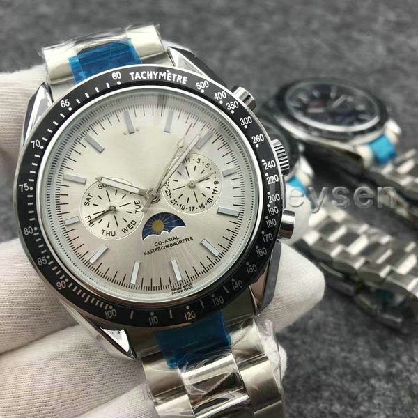 moon mechanical watches speed watch bracelet mens designer stainless steel sports movement self-wind luxury automatic wristwatches 2019 ucei, Slivery;brown
moon mechanical watches speed watch bracelet mens designer stainless steel sports movement self-wind luxury automatic wristwatches 2019 ucei, Slivery;brown