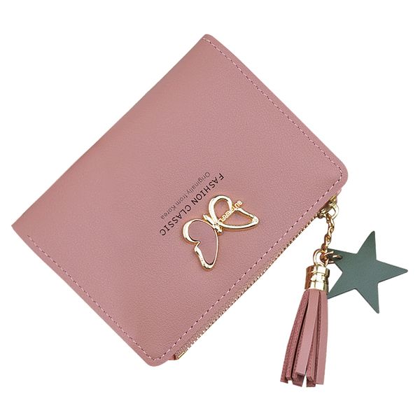 fashion women pu leather wallet cute tassel bow coin purse brief casual zipper short id card holder for travel female clutch bag, Red;black
fashion women pu leather wallet cute tassel bow coin purse brief casual zipper short id card holder for travel female clutch bag, Red;black