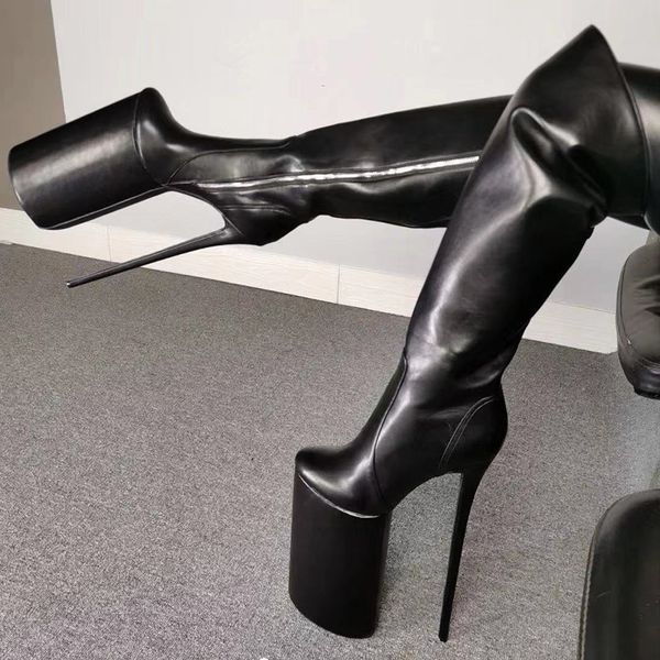olomm women platform over the knee boots super high 30cm heels boots round toe black night club shoes women plus us size 5-15
olomm women platform over the knee boots super high 30cm heels boots round toe black night club shoes women plus us size 5-15