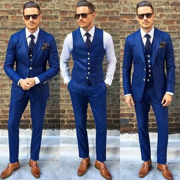 dark blue two buttons groom tuxedos notched lapel man groomsmen men wedding suits bridegroom (jacket+pants+tie+vest), Black;gray
dark blue two buttons groom tuxedos notched lapel man groomsmen men wedding suits bridegroom (jacket+pants+tie+vest), Black;gray