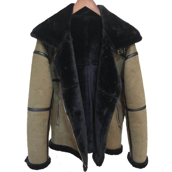 vintage style fur lined leather coats couples mens clothing man's shearling velvet winter overcoats lover streetwear a313, Black
vintage style fur lined leather coats couples mens clothing man's shearling velvet winter overcoats lover streetwear a313, Black