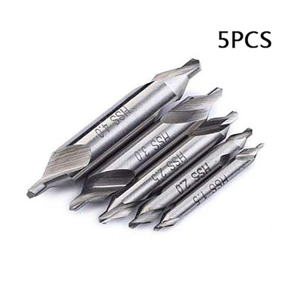 5pcs a-type center drill 1.5/2.0/2.5/3.0/4.0 double ended drill set combined spotting countersink bit mill lathe
5pcs a-type center drill 1.5/2.0/2.5/3.0/4.0 double ended drill set combined spotting countersink bit mill lathe